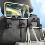 Car Headrest Hooks with Phone Holder