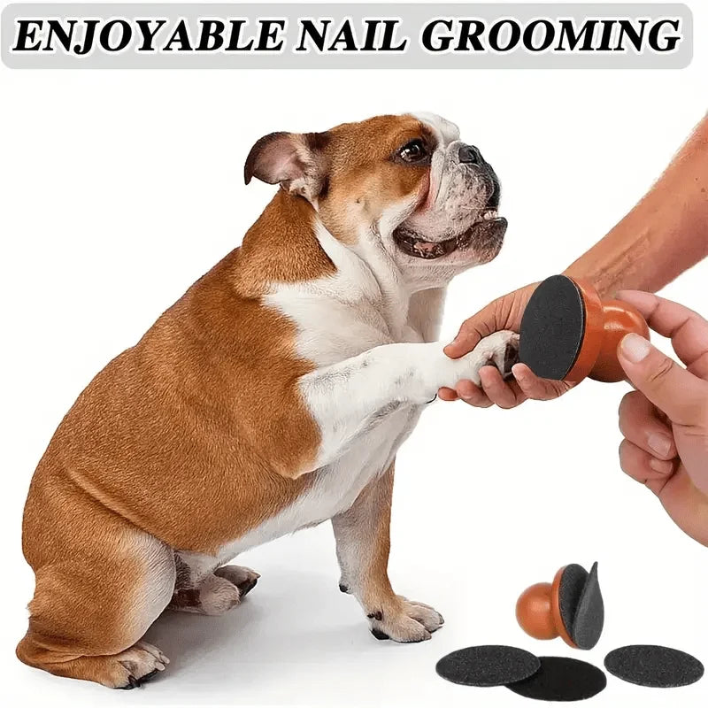 Dog Nail File Manual Wooden Pet Grooming Dogs Scratching Board Grinding Claw Pet Care