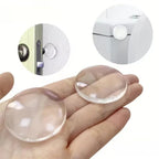 Door Knob Wall Shield Clear Soft Rubber Stopper Handle Bumper Mute Stickers Protector