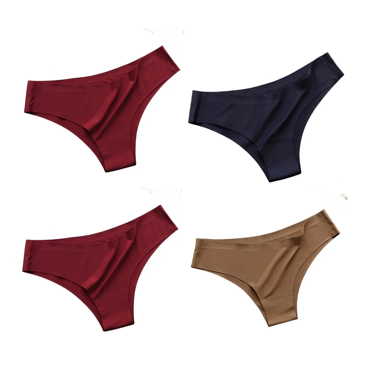 Women's Low-Rise Seamless Briefs — 4-Pack