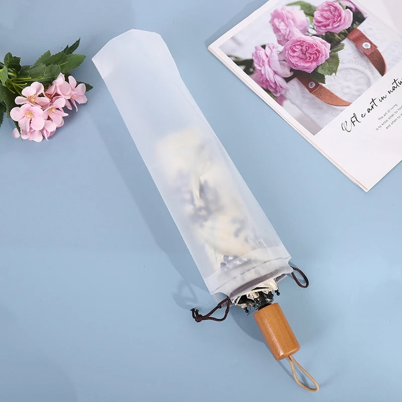 Translucent Drawstring Umbrella Storage Bags