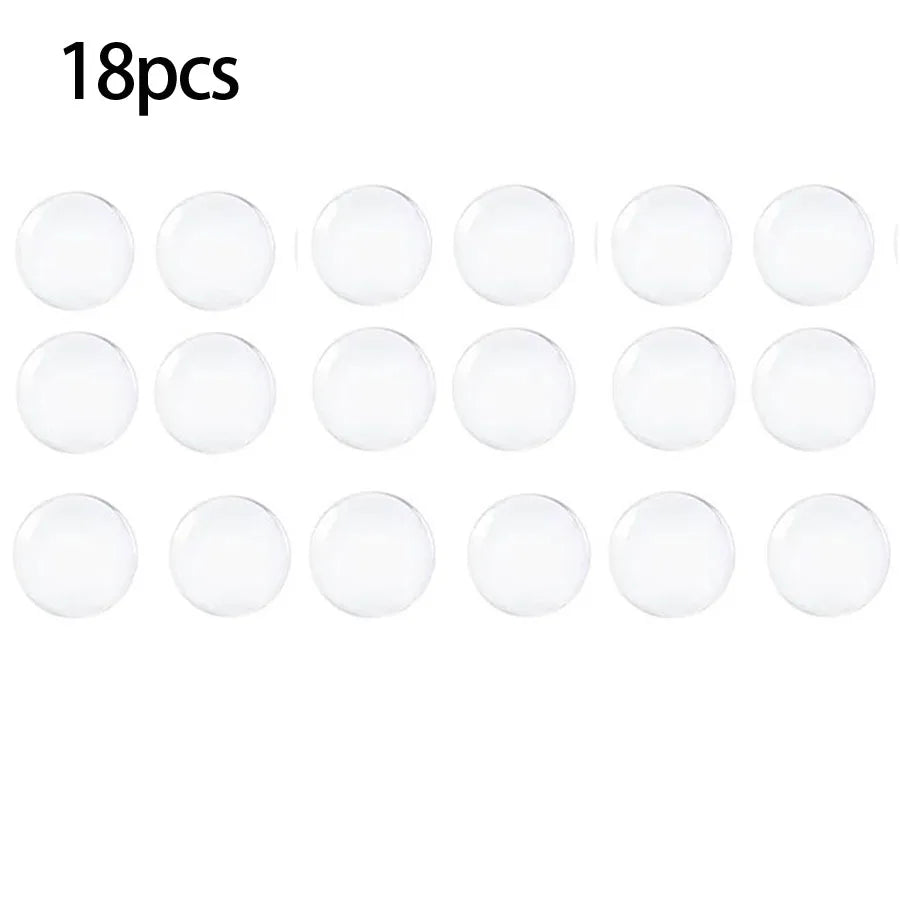 Door Knob Wall Shield Clear Soft Rubber Stopper Handle Bumper Mute Stickers Protector