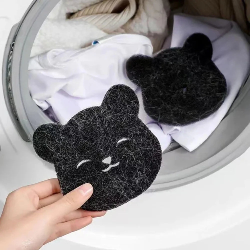 Pet Hair Remover Sticky Sponges Black Lint Catcher for Washing Machine And Dryer Use