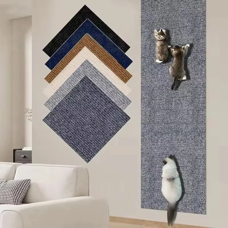 7 Colors Cat Scratcher Sofa Protector Cats Pad Board Protection Trimmable Self-adhesive