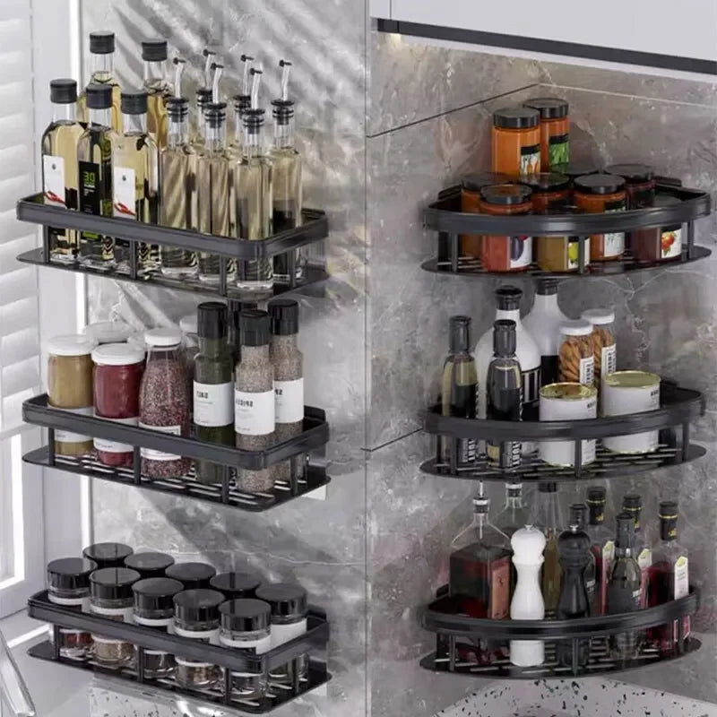 Wall-Mounted Bathroom Storage Shelf