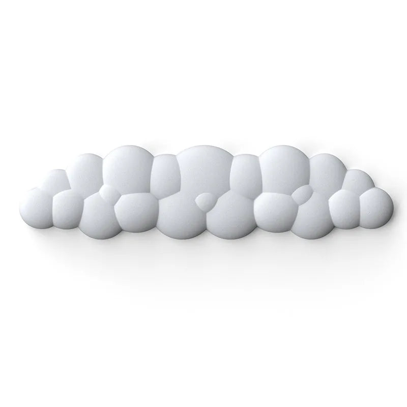 Mouse pad with wrist rest keyboard cloud anti-slip memory foam desktop office gamer