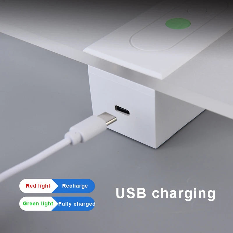 Rechargeable Wall Lamp USB Charging Motion Sensor Wall Light Indoor Lighting Room Decor For Bedside Living