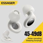 ESSAGER Noise Cancelling Ear Plugs for Sleeping Soft Silicone Sleep Earplugs Noise Reduction Earbuds for Sleep