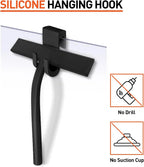 Matte Black Silicone Squeegee Streak Free Cleaning Shower