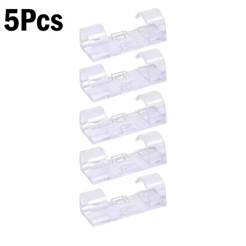 Cable Clips Organizer Drop Wire Holder Cord Management Self-Adhesive Manager Fixed