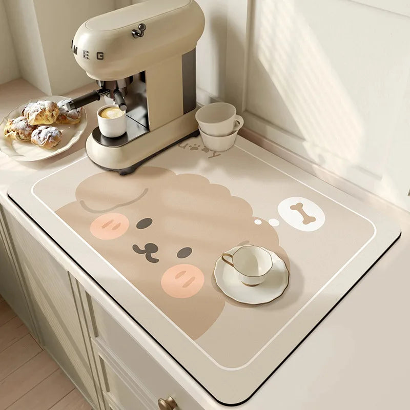 Coffee & Dish Drying Mat — Choice of Size