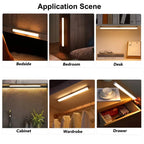 Wireless LED Motion Sensor Light LED Night Light Type C Rechargeable Light Cabinet Wardrobe Lamp Staircase