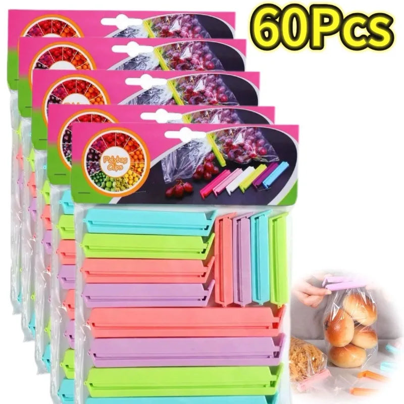 Reusable Bag Sealing Clips — Choice of Pack Size