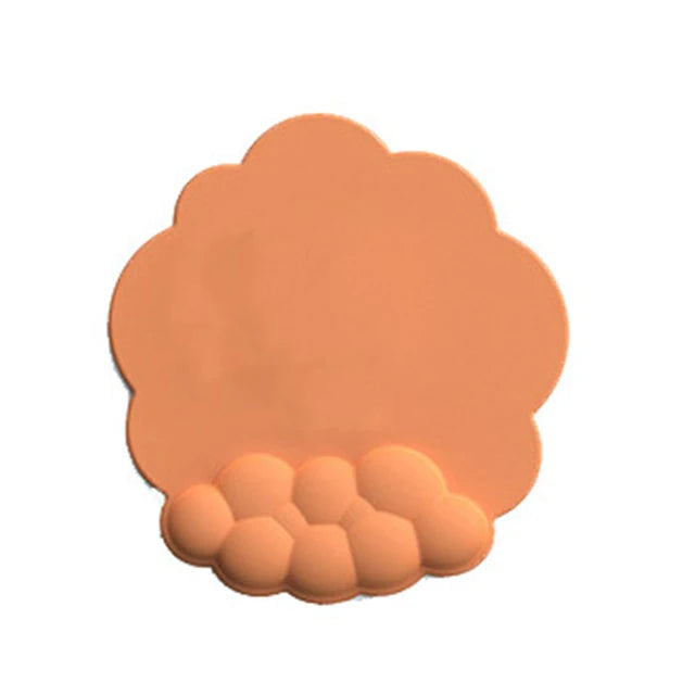Mouse pad with wrist rest keyboard cloud anti-slip memory foam desktop office gamer