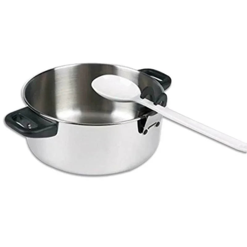 Pot Spoon Holder Pot Clip Anti Scald Silicone Grip