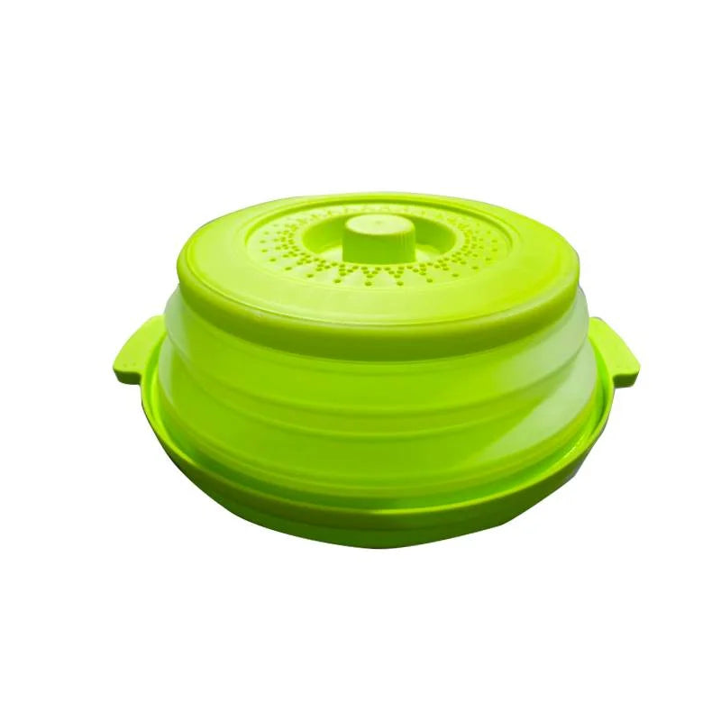 10.2 inch Microwave Plate Cover 2 In 1 as Splatter Guard Collapsible Lid