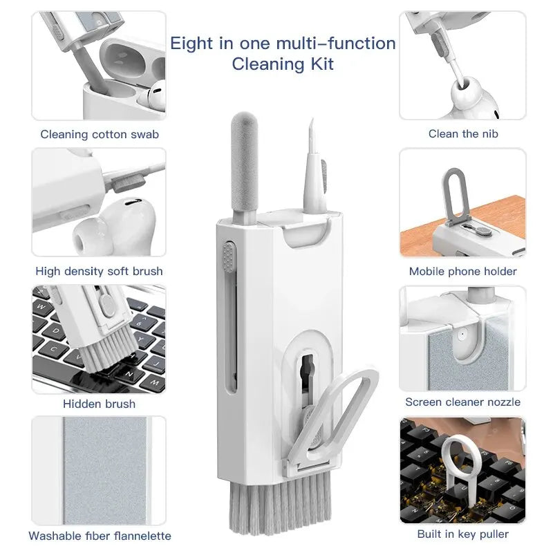 8-in-1 Keyboard and Earbud Cleaning Kit