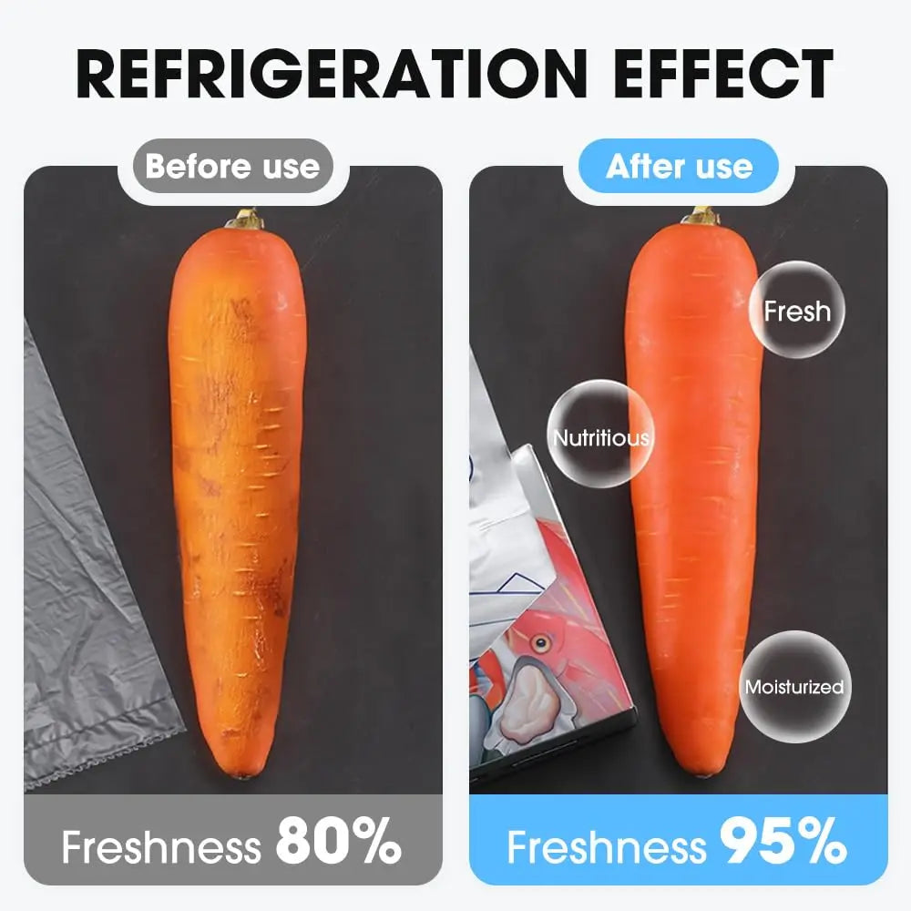 Set Aluminum Foil Fresh-Keeping Bag Sealed Antibacterial Refrigerator Food Freezing