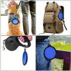 2026 Folding Portable Silicone Dog Feeder Bowl 2 In 1 Pet Dispenser Outdoor Travel Dog