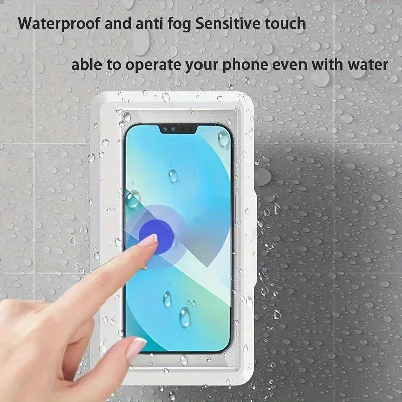Fixed Universal Waterproof and Anti-fog Mobile Phone Case for Bathroom Shower Phone Holder Waterproof Can