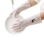 Waterproof Housework Cleaning Gloves Kitchen Latex Laundry Dishwashing Wear Resistant