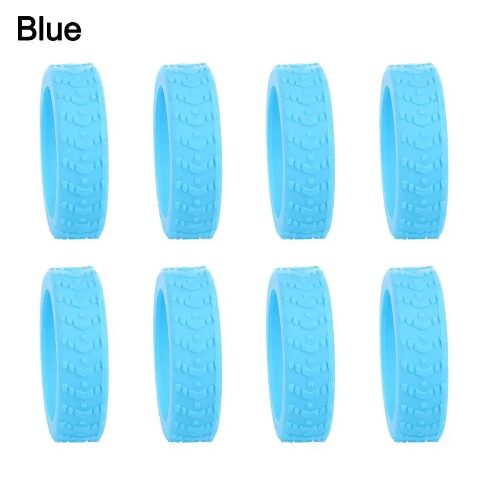 Travel Luggage Caster Shoes Silicone Suitcase Wheels Protection Cover Reduce Noise
