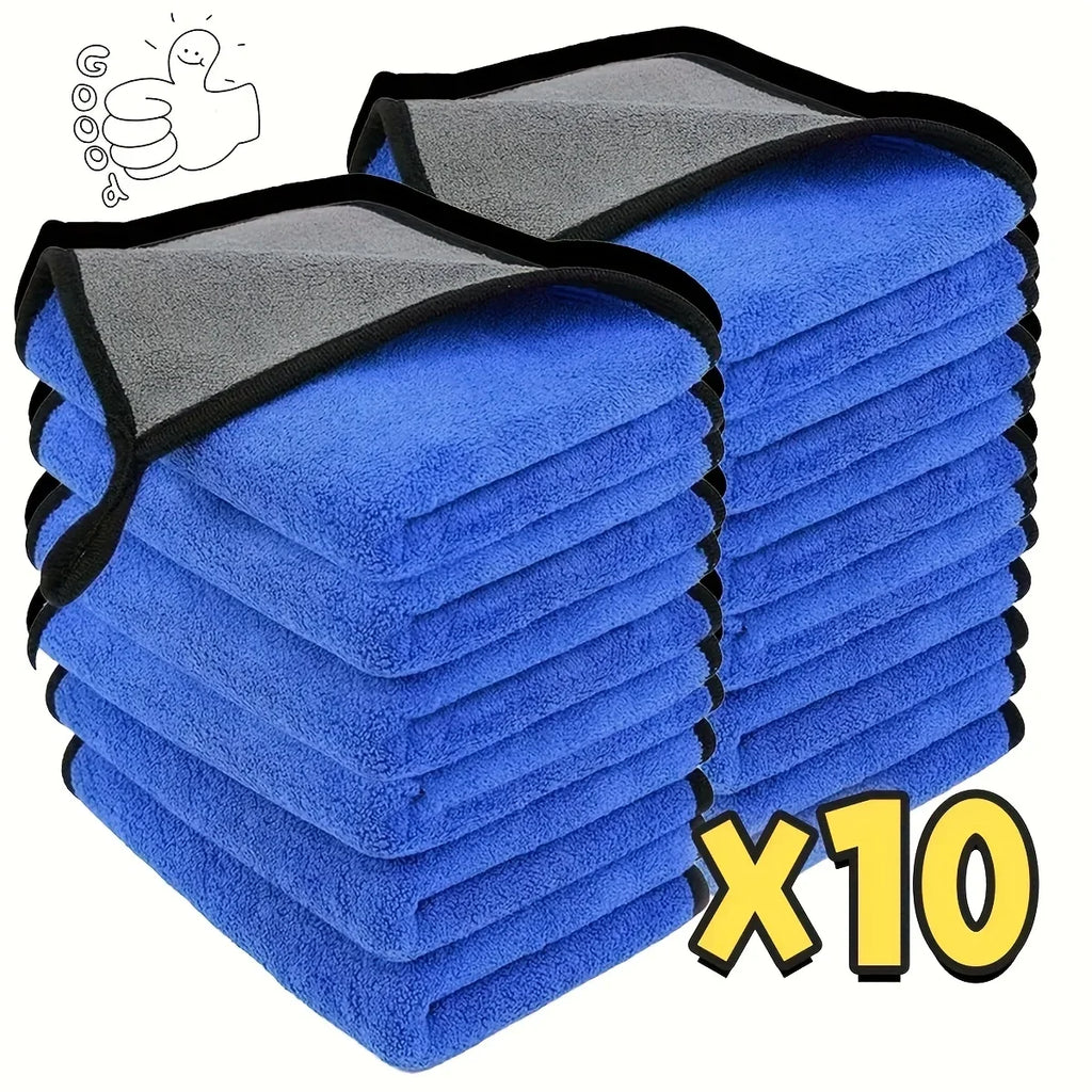11.8 x 23.6 in Microfiber Car Cleaning Towels Soft Quick Drying