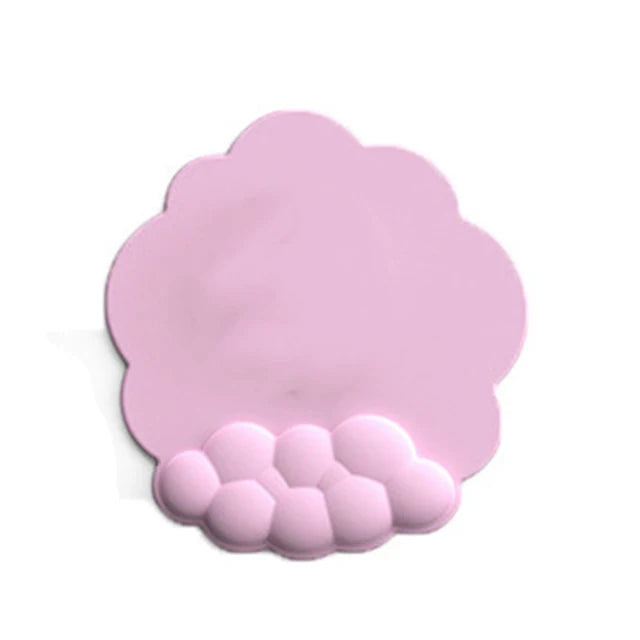 Mouse pad with wrist rest keyboard cloud anti-slip memory foam desktop office gamer