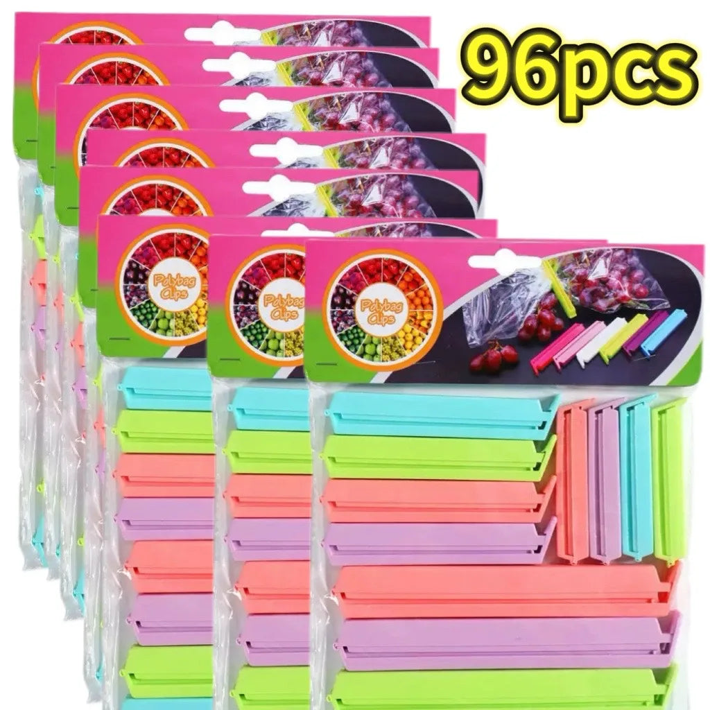 Reusable Bag Sealing Clips — Choice of Pack Size