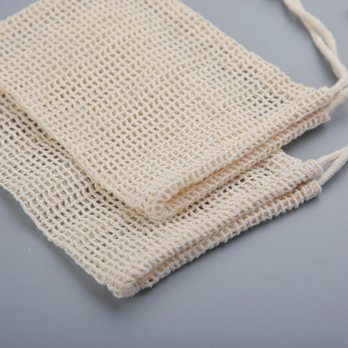 Cotton Soap Saver Pouches — 3-Pack