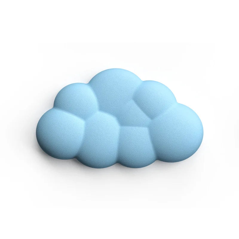 Mouse pad with wrist rest keyboard cloud anti-slip memory foam desktop office gamer