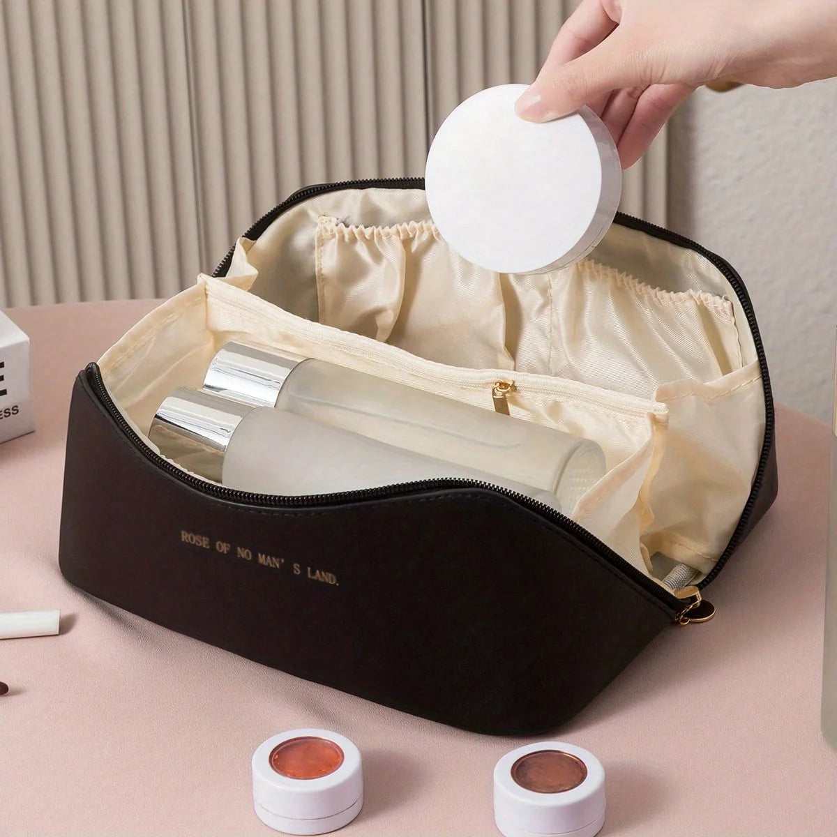 Zippered Makeup and Toiletry Bag