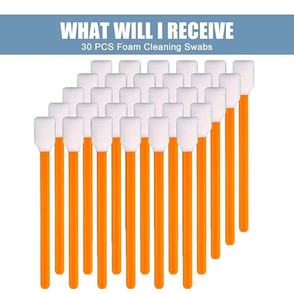 30-100PCS 5.09" Foam Cleaning Swabs Applicator Swab