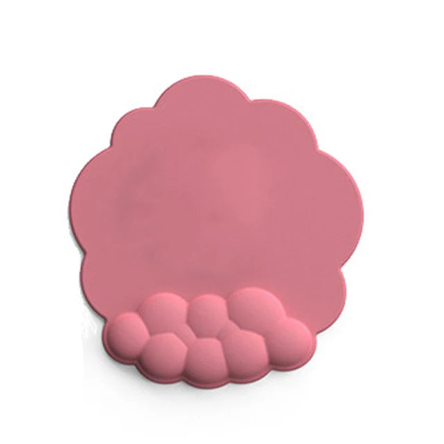 Mouse pad with wrist rest keyboard cloud anti-slip memory foam desktop office gamer
