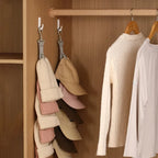 Wardrobe Hat Rack Hanging Rope Hat Storage Clips Hat Organizer Display