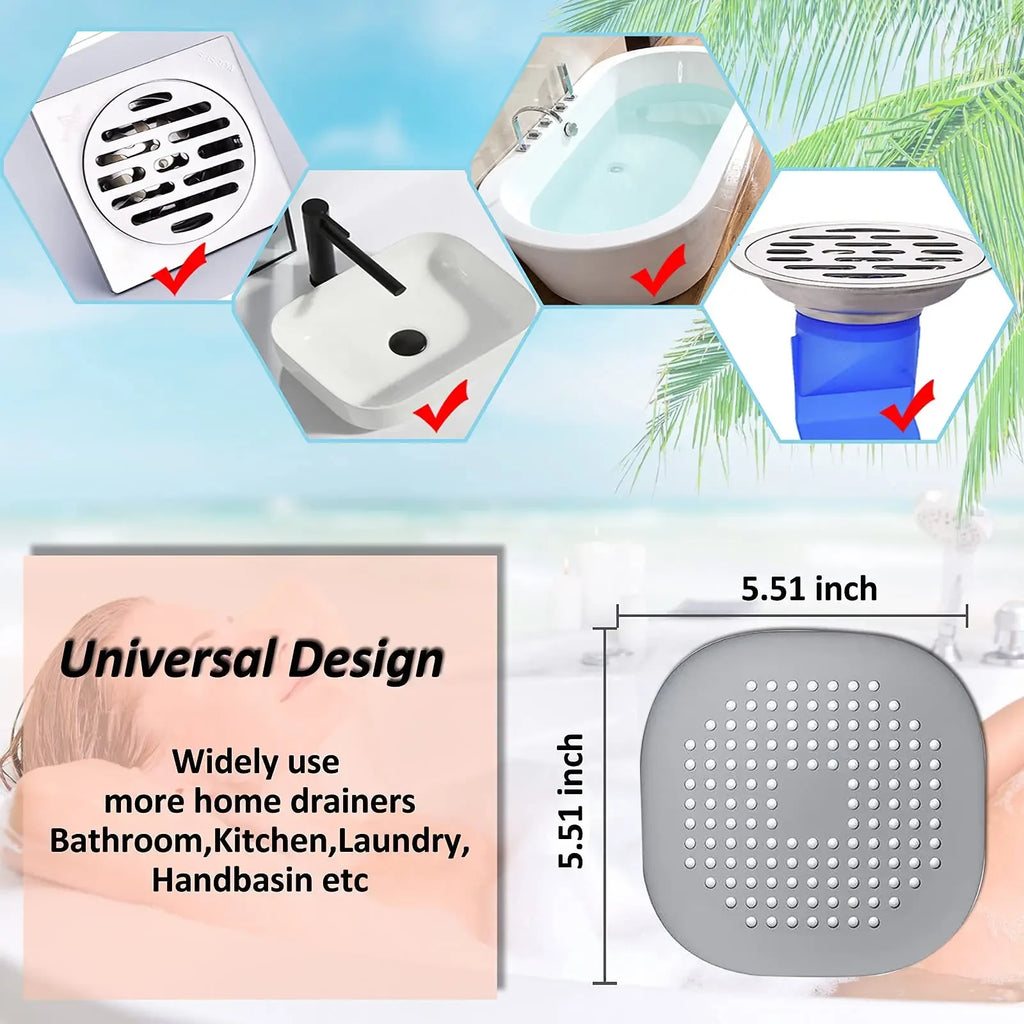 Plug Stopper Kitchen Sewer Silicone Bathroom Floor Bathtub WaterFilter shower drain
