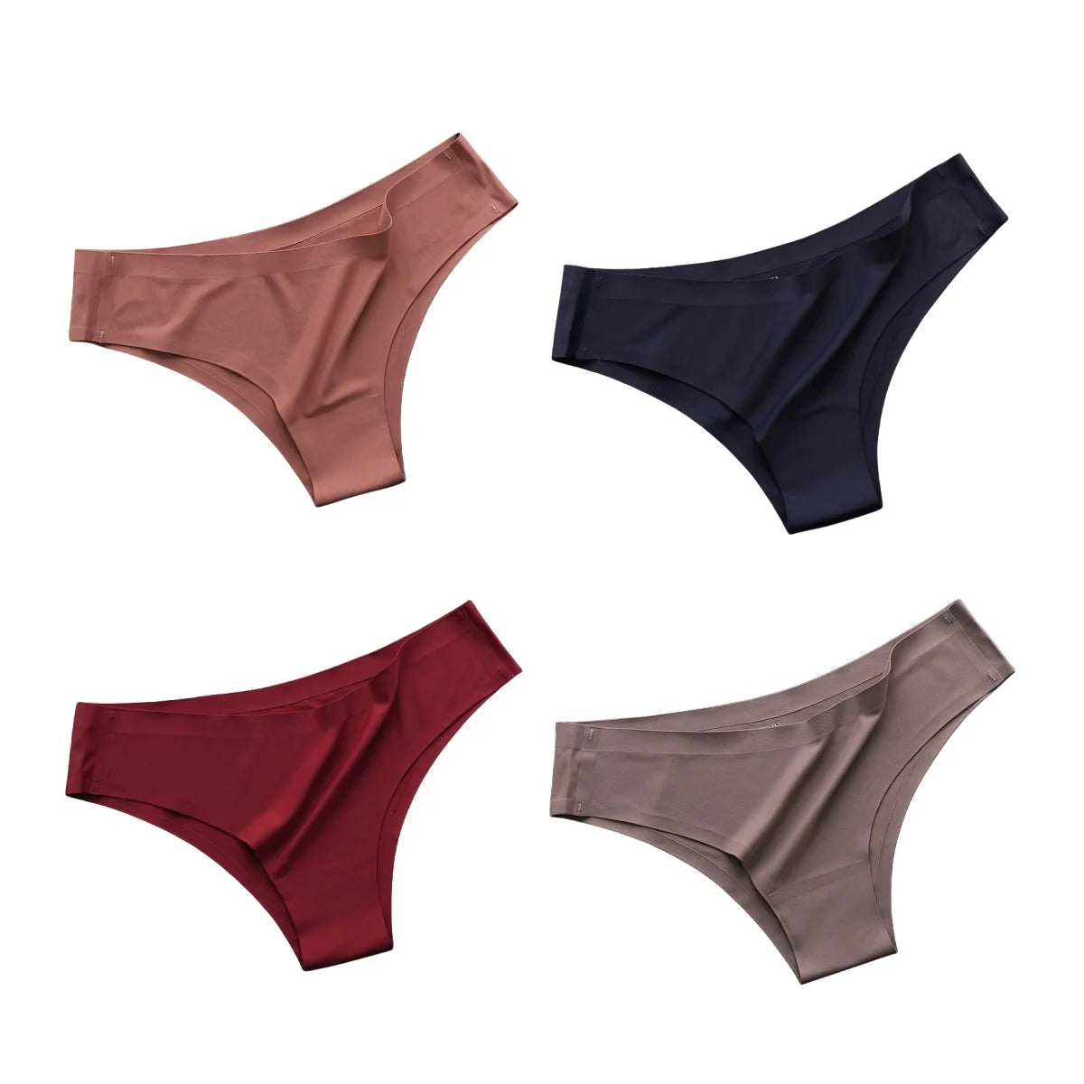 Women's Low-Rise Seamless Briefs — 4-Pack