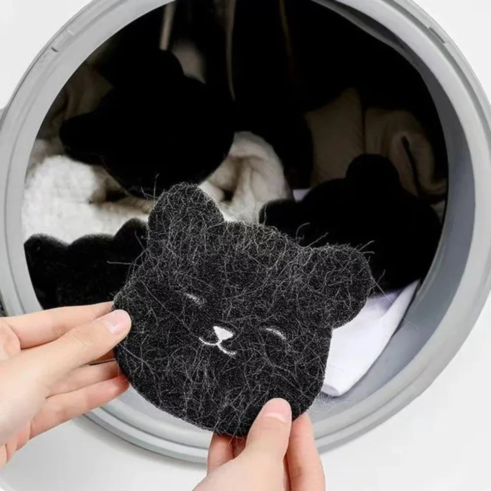 Pet Hair Remover Sticky Sponges Black Lint Catcher for Washing Machine And Dryer Use