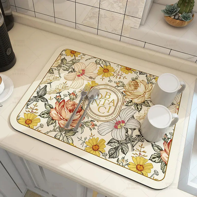 Coffee & Dish Drying Mat — Choice of Size