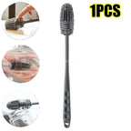 Silicone Milk Bottle Brush Cup Scrubber Glass Cleaner Kitchen Cleaning Tool Long Handle