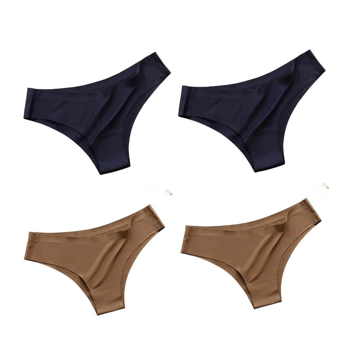 Women's Low-Rise Seamless Briefs — 4-Pack