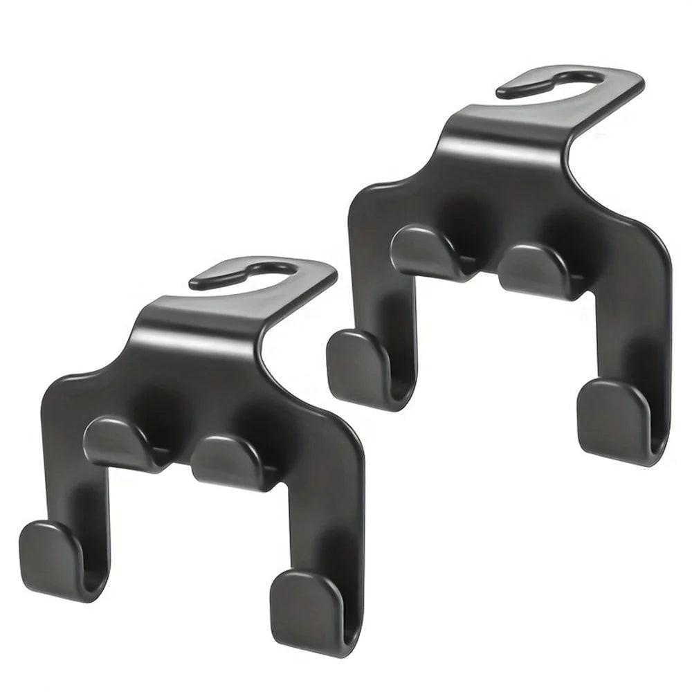 Car Headrest Hooks with Phone Holder