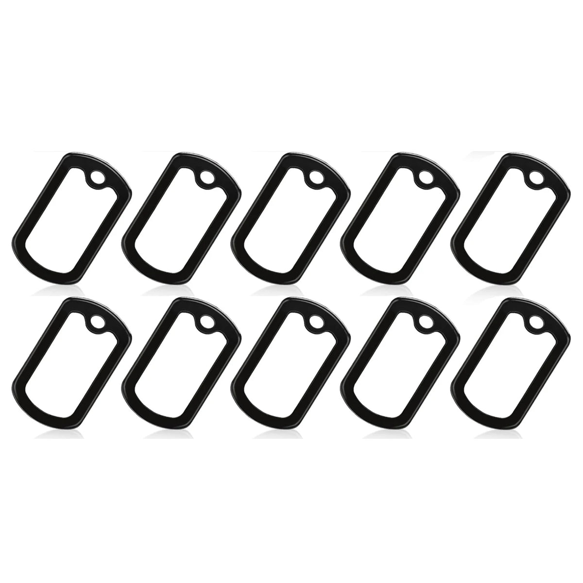 Silicone ID Tag Silencers — 10 or 20 Pieces