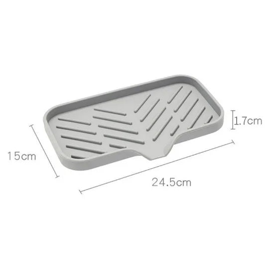Silicone Draining Soap and Sponge Tray