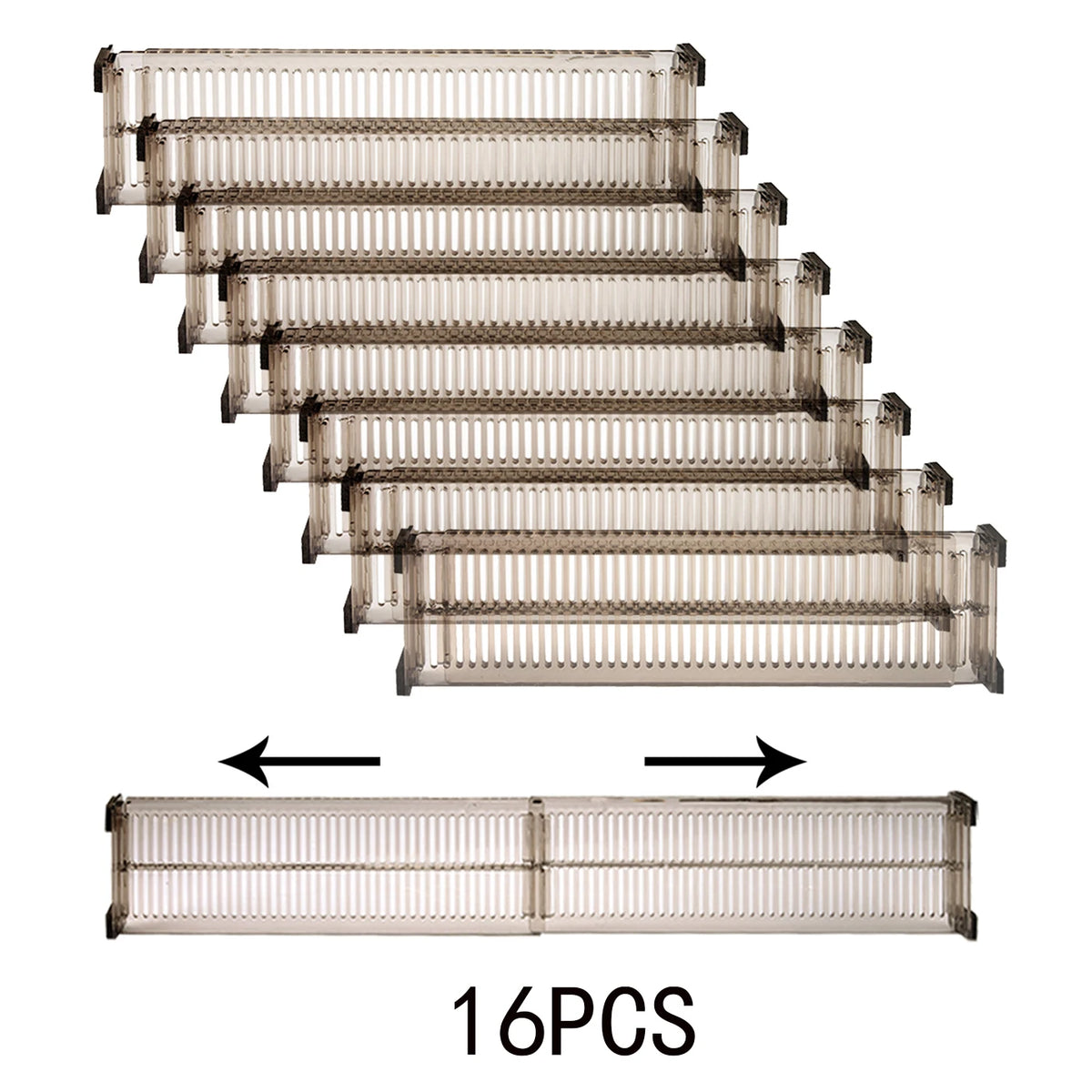 Plastic Drawer Divider 5Sets, Home Storage Dividers, for and Organization