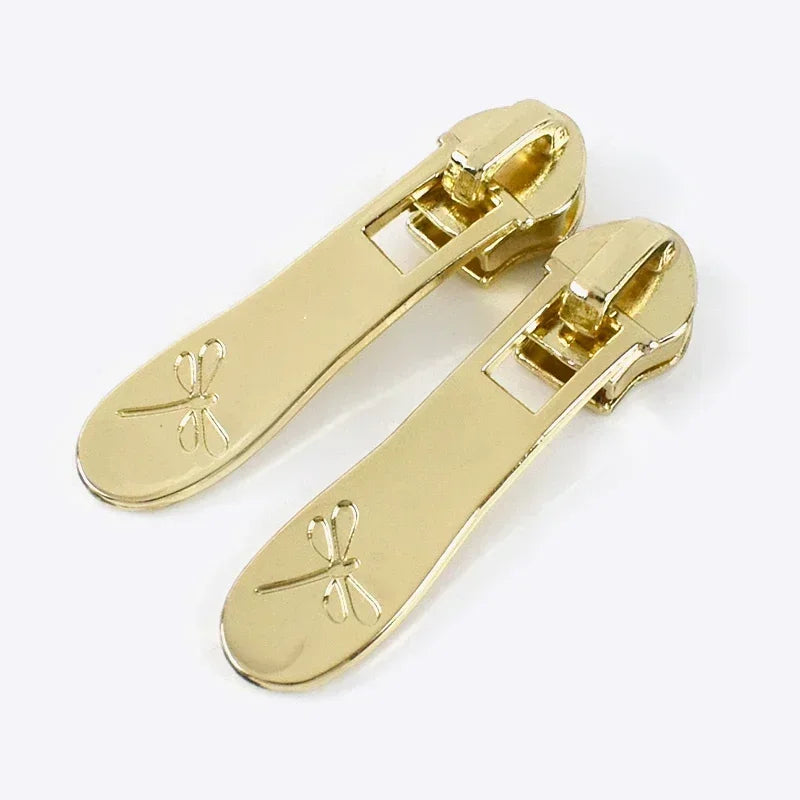 5# Zipper Sliders for Nylon Zippers Tape Bag Zips Pull Head Sewing Luggage Repair DIY