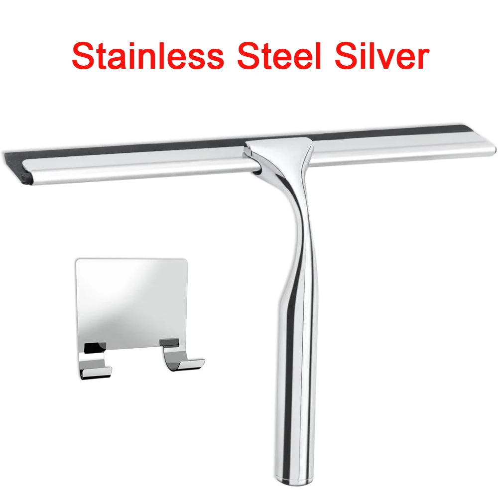 Bathroom Shower Squeegee Household Glass Wiper Window Mirror Silicone Scraper Doors