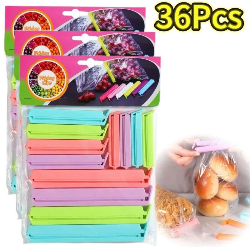 Reusable Bag Sealing Clips — Choice of Pack Size