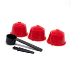 Fit For Dolce Gusto Coffee Filter Cup Reusable Capsule Filters With Spoon Brush