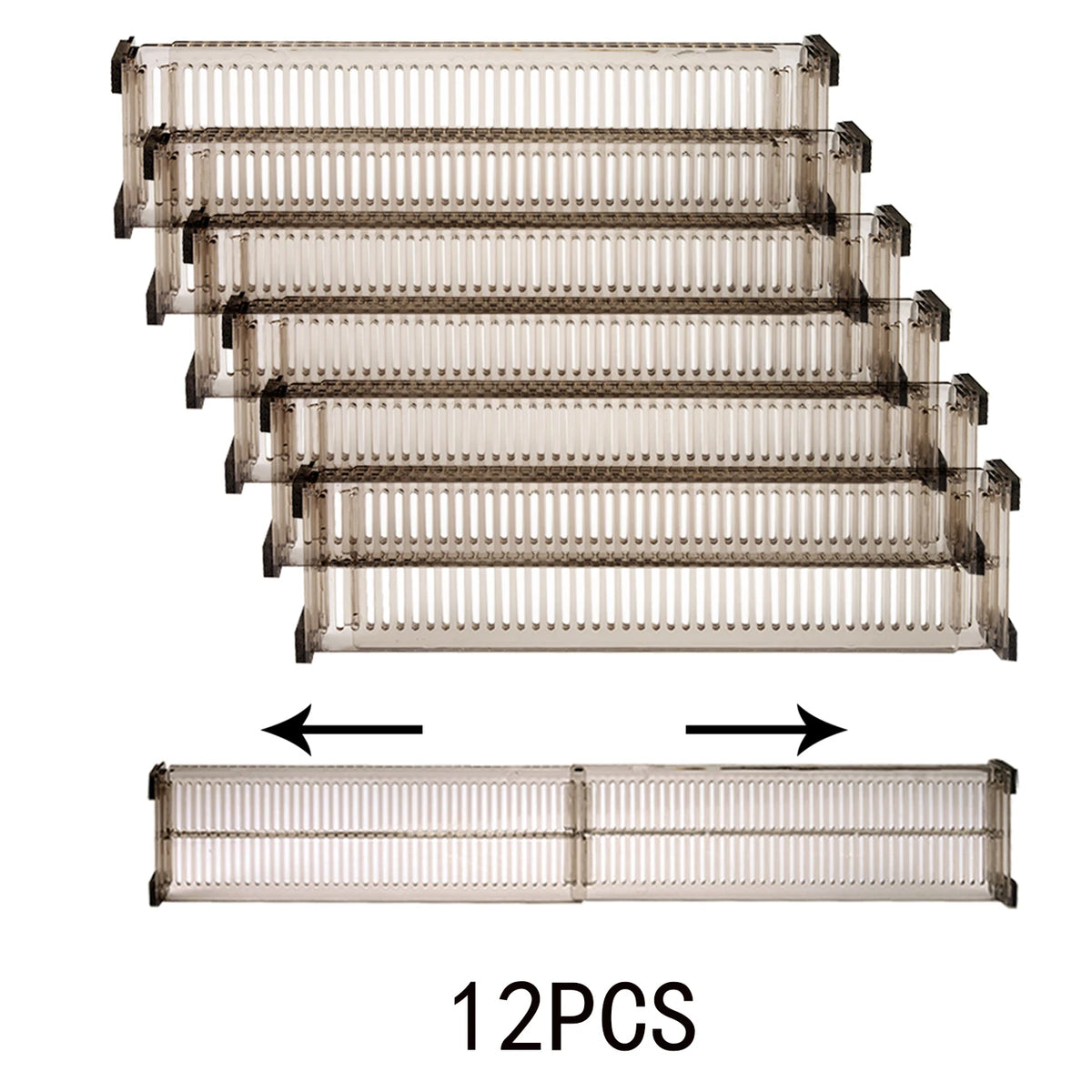 Plastic Drawer Divider 5Sets, Home Storage Dividers, for and Organization